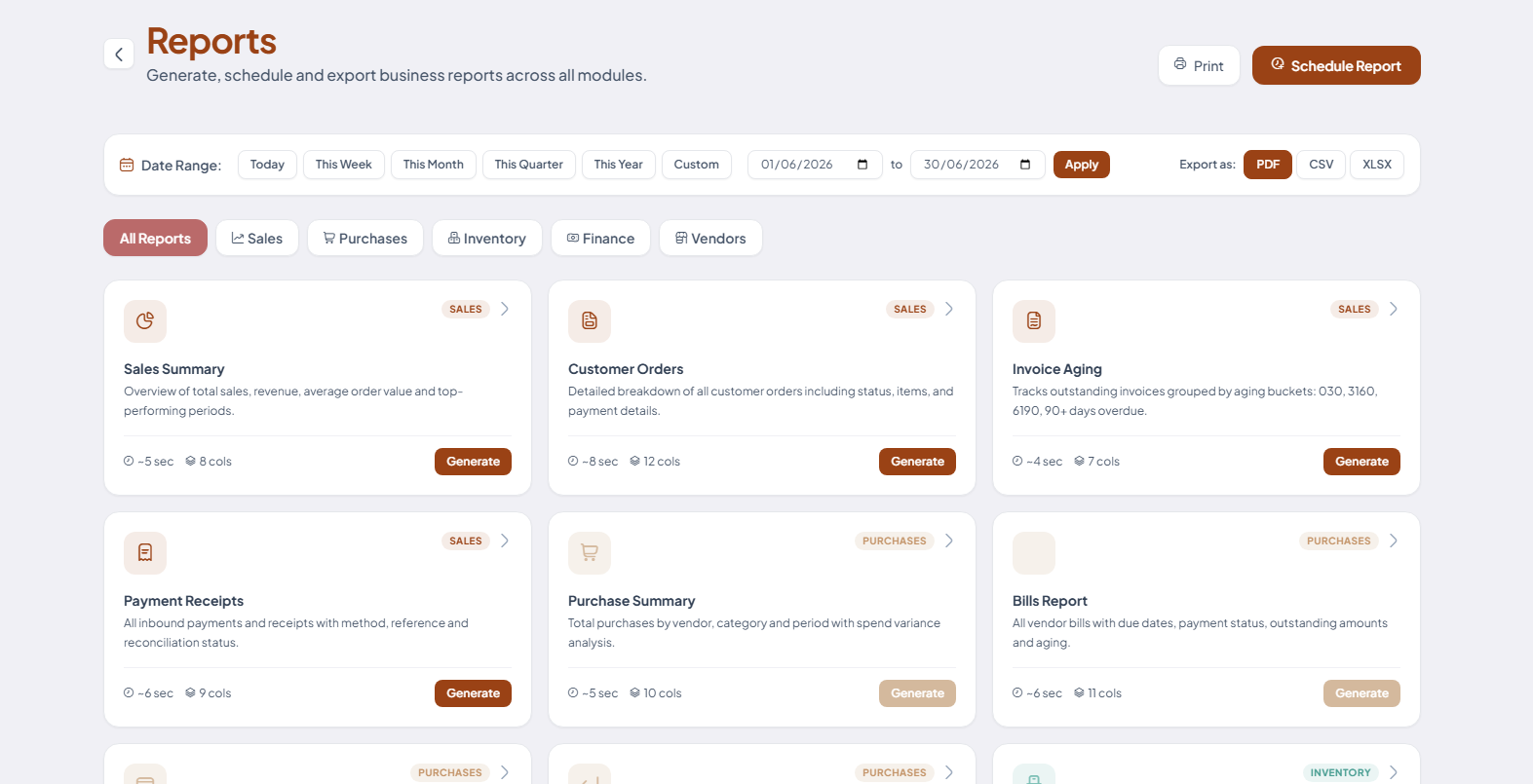 Custom Report Architects